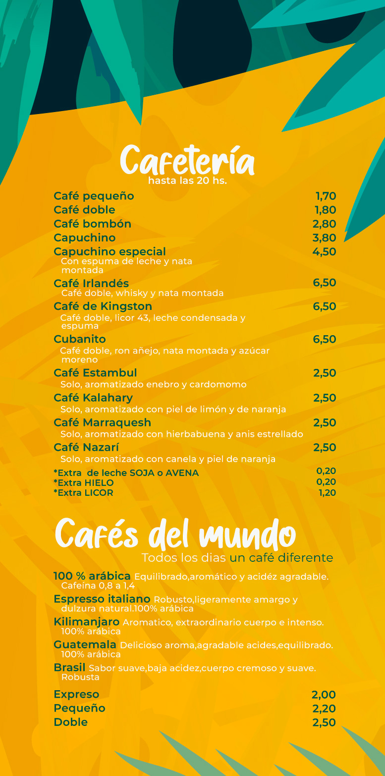 Cafetería de especialidad