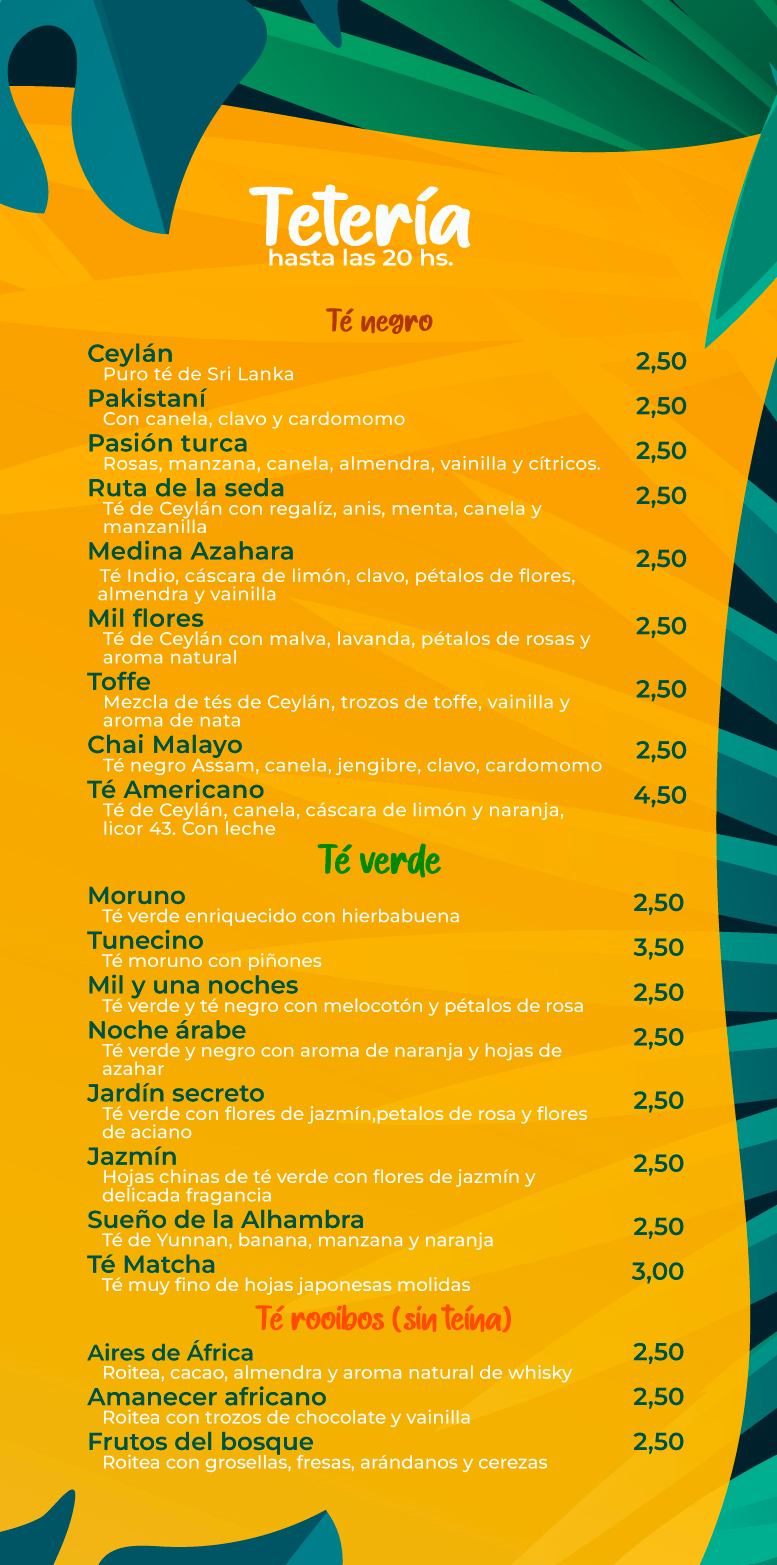 tetería de especialidad en rincon de la victoria